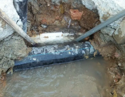 梅江测漏水之水管漏水